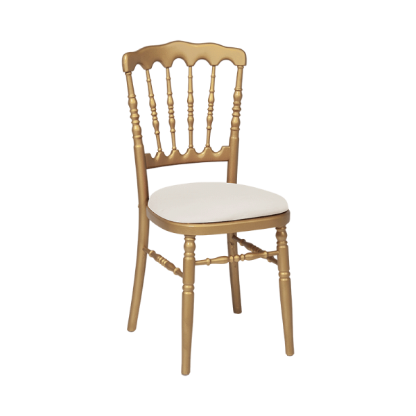 Chaise Napoléon doré