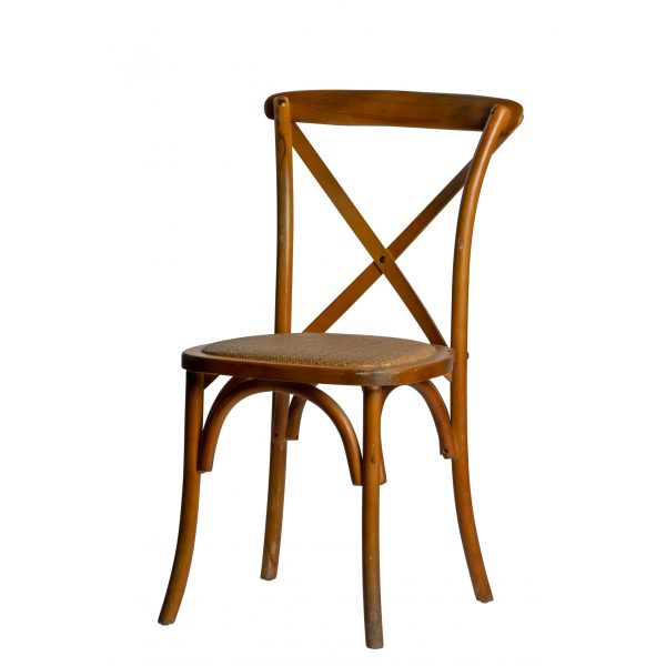 Chaise Rémy dossier croisé