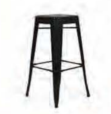 Tabouret Noir